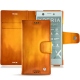 Housse cuir Sony Xperia XZ1 Compact - Orange Patine