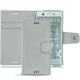 Custodia in pelle Sony Xperia XZ1 Compact - Gris PU