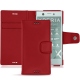 硬质真皮保护套 Sony Xperia XZ1 Compact - Rouge PU