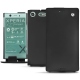 Custodia in pelle Sony Xperia XZ1 Compact - Noir ( Nappa - Black ) 
