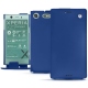 Sony Xperia XZ1 Compact leather case - Bleu océan ( Nappa - Pantone 293C ) 