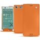 Capa em pele Sony Xperia XZ1 Compact - Orange ( Nappa - Pantone 1495U ) 