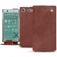 Sony Xperia XZ1 Compact leather case - Passion vintage ( Glutton - Red ) 