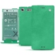 Custodia in pelle Sony Xperia XZ1 Compact - Menthe vintage ( Pantone 562C ) 