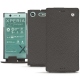 レザーケース Sony Xperia XZ1 Compact - Anthracite ( Pantone 424C ) 