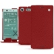 Housse cuir Sony Xperia XZ1 Compact - Tomate ( Pantone 187C ) 