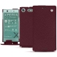 Custodia in pelle Sony Xperia XZ1 Compact - Lie de vin ( Pantone 5115C ) 