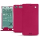 Capa em pele Sony Xperia XZ1 Compact - Rose fluo
