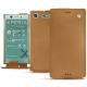 Capa em pele Sony Xperia XZ1 Compact - Castan esparciate