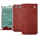 Sony Xperia XZ1 Compact leather case - Autruche ciliegia