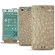 レザーケース Sony Xperia XZ1 Compact - Autruche desert