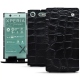 レザーケース Sony Xperia XZ1 Compact - Crocodile nero