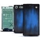 Custodia in pelle Sony Xperia XZ1 Compact - Bleu Patine