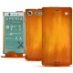 Custodia in pelle Sony Xperia XZ1 Compact - Orange Patine