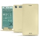 レザーケース Sony Xperia XZ1 Compact - Beige PU