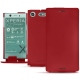 Capa em pele Sony Xperia XZ1 Compact - Rouge PU