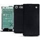 Housse cuir Sony Xperia XZ1 Compact - Noir élégant