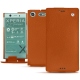Sony Xperia XZ1 Compact leather case - Orange vibrant
