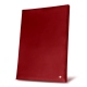 Menu holder A4 - Double page - Rouge ( Nappa - Pantone 199C ) 