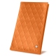 Porte chéquier - Orange - Couture ( Nappa - Pantone 1495U ) 