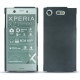 Coque cuir Sony Xperia XZ1 Compact - Blu marino