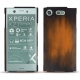 Coque cuir Sony Xperia XZ1 Compact - Marron Patine