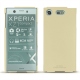 Sony Xperia XZ1 Compact leather cover - Noir ( Nappa - Black ) 