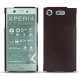 Coque cuir Sony Xperia XZ1 Compact - Marron envoûtant