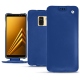 Lederschutzhülle Samsung Galaxy A8 (2018) - Bleu océan ( Nappa - Pantone 293C ) 