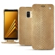 Custodia in pelle Samsung Galaxy A8 (2018) - Serpent sabbia