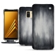 Housse cuir Samsung Galaxy A8 (2018) - Gris Patine