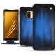 硬质真皮保护套 Samsung Galaxy A8 (2018) - Bleu Patine