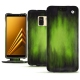 Capa em pele Samsung Galaxy A8 (2018) - Vert Patine