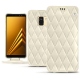 Custodia in pelle Samsung Galaxy A8 (2018) - Blanc escumo - Couture