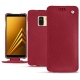Custodia in pelle Samsung Galaxy A8 (2018) - Rouge passion