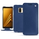 Capa em pele Samsung Galaxy A8 (2018) - Bleu frisson