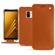 Capa em pele Samsung Galaxy A8 (2018) - Orange vibrant