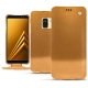 Custodia in pelle Samsung Galaxy A8+ (2018) - Or Maïa ( Pantone 871C ) 