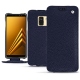 Samsung Galaxy A8+ (2018) leather case - Cobalt ( Pantone 2766C ) 