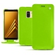 Funda de piel Samsung Galaxy A8+ (2018) - Vert fluo