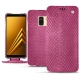 Housse cuir Samsung Galaxy A8+ (2018) - Serpent ciclamino