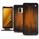 Housse cuir Samsung Galaxy A8+ (2018) - Marron Patine