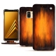 Samsung Galaxy A8+ (2018) leather case - Fauve Patine
