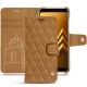 Samsung Galaxy A8 (2018) leather case - Castan esparciate - Couture