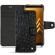 Funda de piel Samsung Galaxy A8 (2018) - Autruche nero