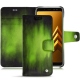Lederschutzhülle Samsung Galaxy A8 (2018) - Vert Patine