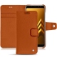 Custodia in pelle Samsung Galaxy A8 (2018) - Orange vibrant