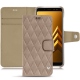 Custodia in pelle Samsung Galaxy A8+ (2018) - Taupe vintage - Couture