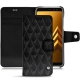 Housse cuir Samsung Galaxy A8+ (2018) - Onyx - Couture