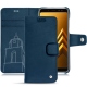 Samsung Galaxy A8+ (2018) leather case - Blu mediterran